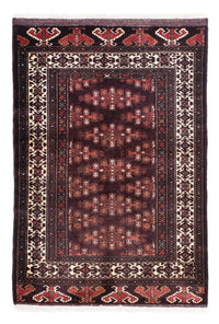 Alfombra Belutsch - 143 x 103 cm - marrón