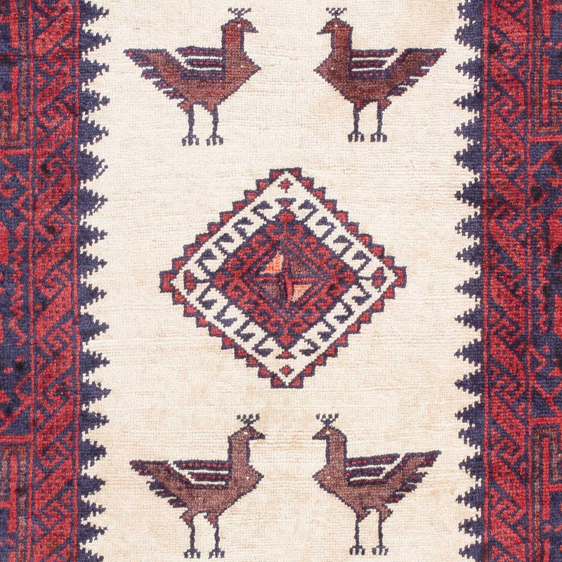 Alfombra Belutsch - 160 x 90 cm - rojo