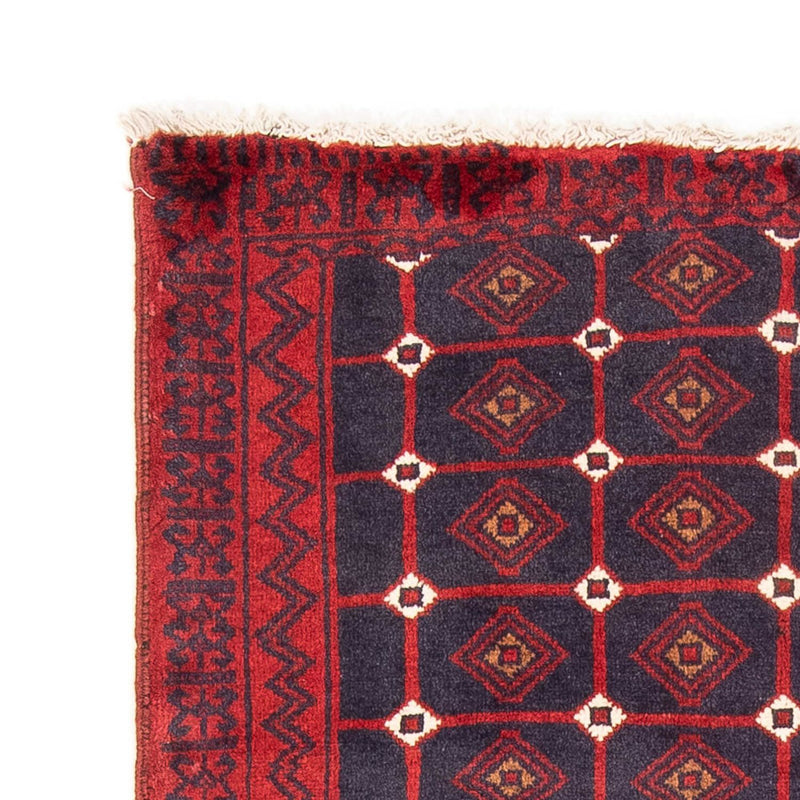 Alfombra de pasillo Alfombra Belutsch - 177 x 106 cm - rojo