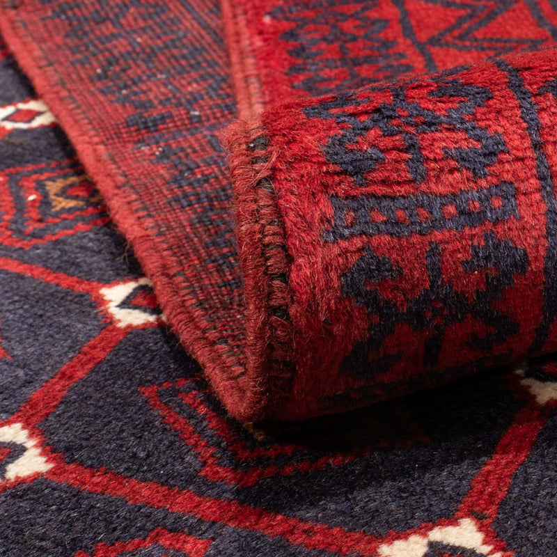Alfombra de pasillo Alfombra Belutsch - 177 x 106 cm - rojo