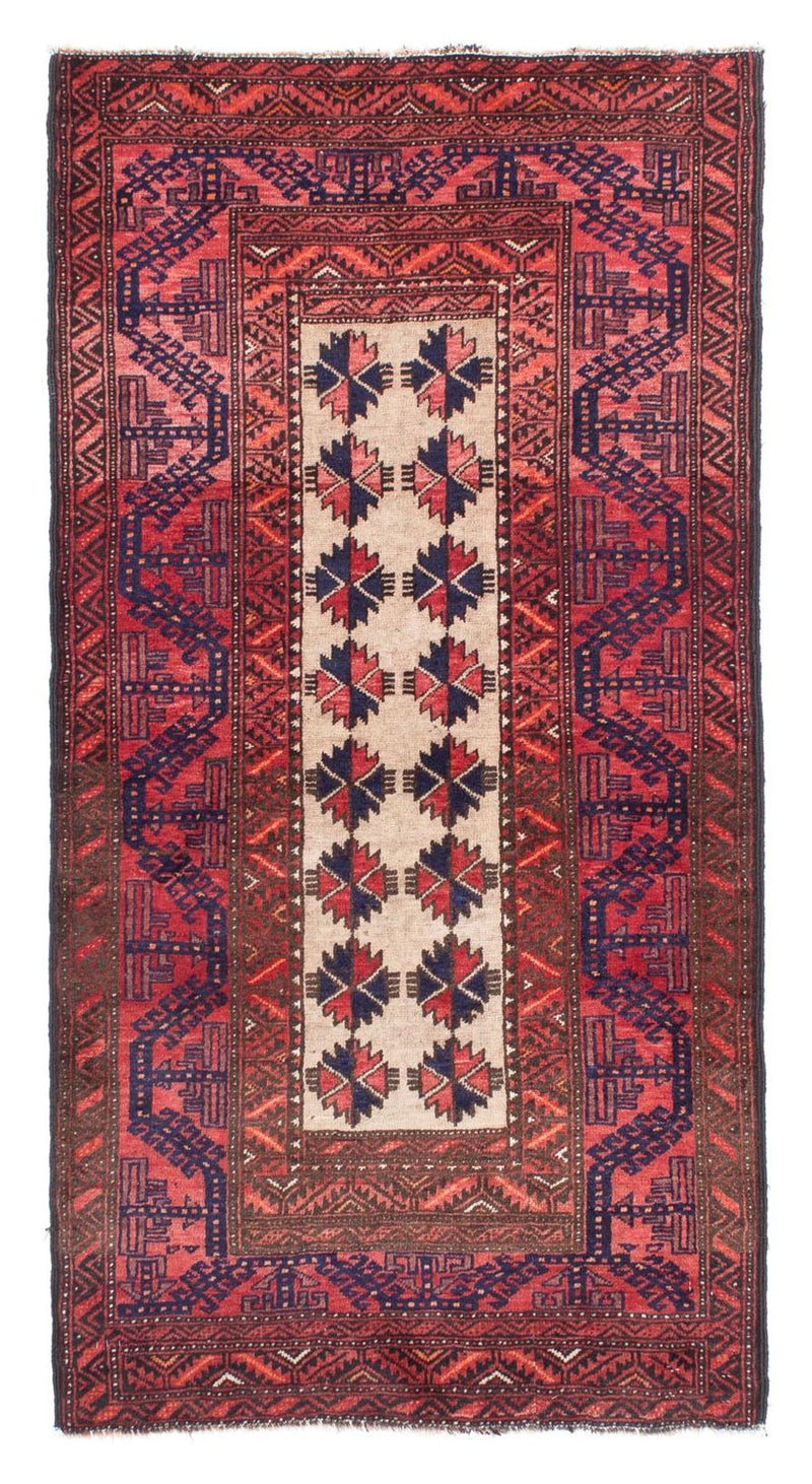 Alfombra Belutsch - 158 x 82 cm - rojo claro