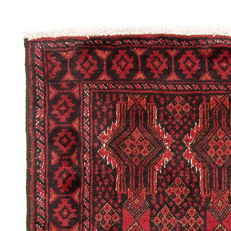 Alfombra de pasillo Alfombra Belutsch - 182 x 101 cm - rojo