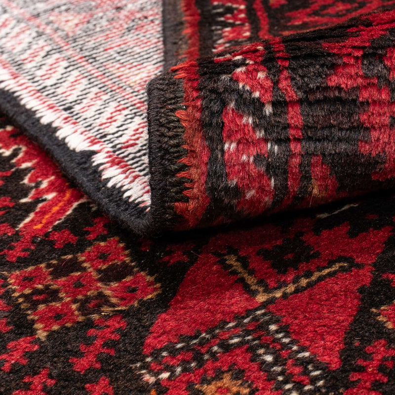 Alfombra de pasillo Alfombra Belutsch - 182 x 101 cm - rojo