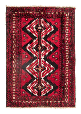 Alfombra Belutsch - 190 x 134 cm - rojo