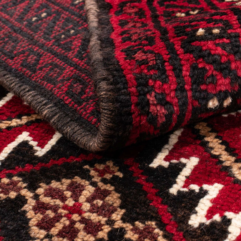 Alfombra Belutsch - 190 x 134 cm - rojo