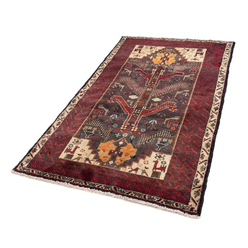 Alfombra de pasillo Alfombra Belutsch - 175 x 97 cm - rojo
