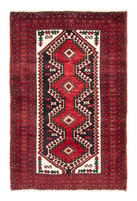 Alfombra Belutsch - 189 x 123 cm - rojo