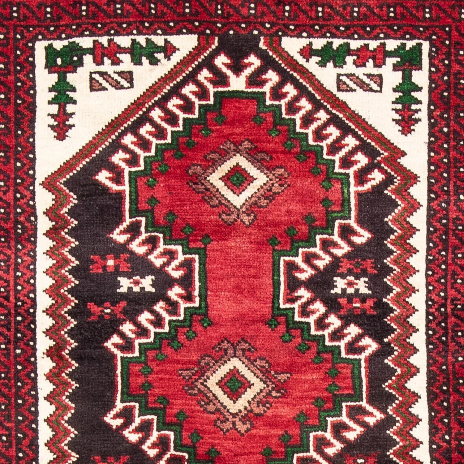 Alfombra Belutsch - 189 x 123 cm - rojo