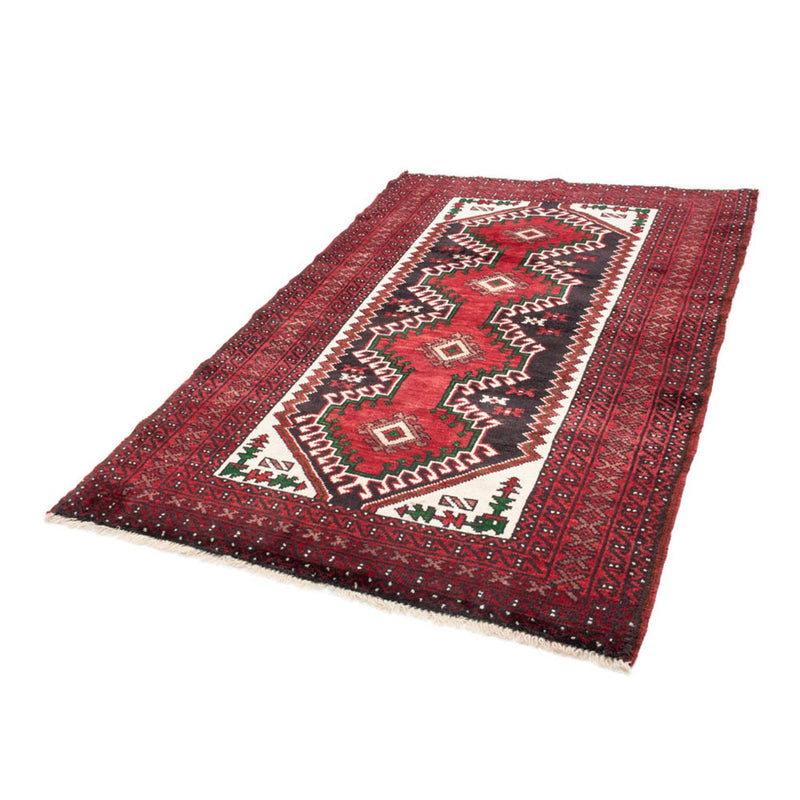 Alfombra Belutsch - 189 x 123 cm - rojo