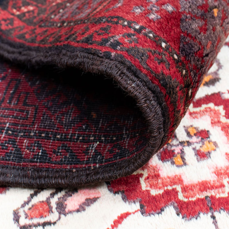 Alfombra Belutsch - 155 x 92 cm - rojo oscuro