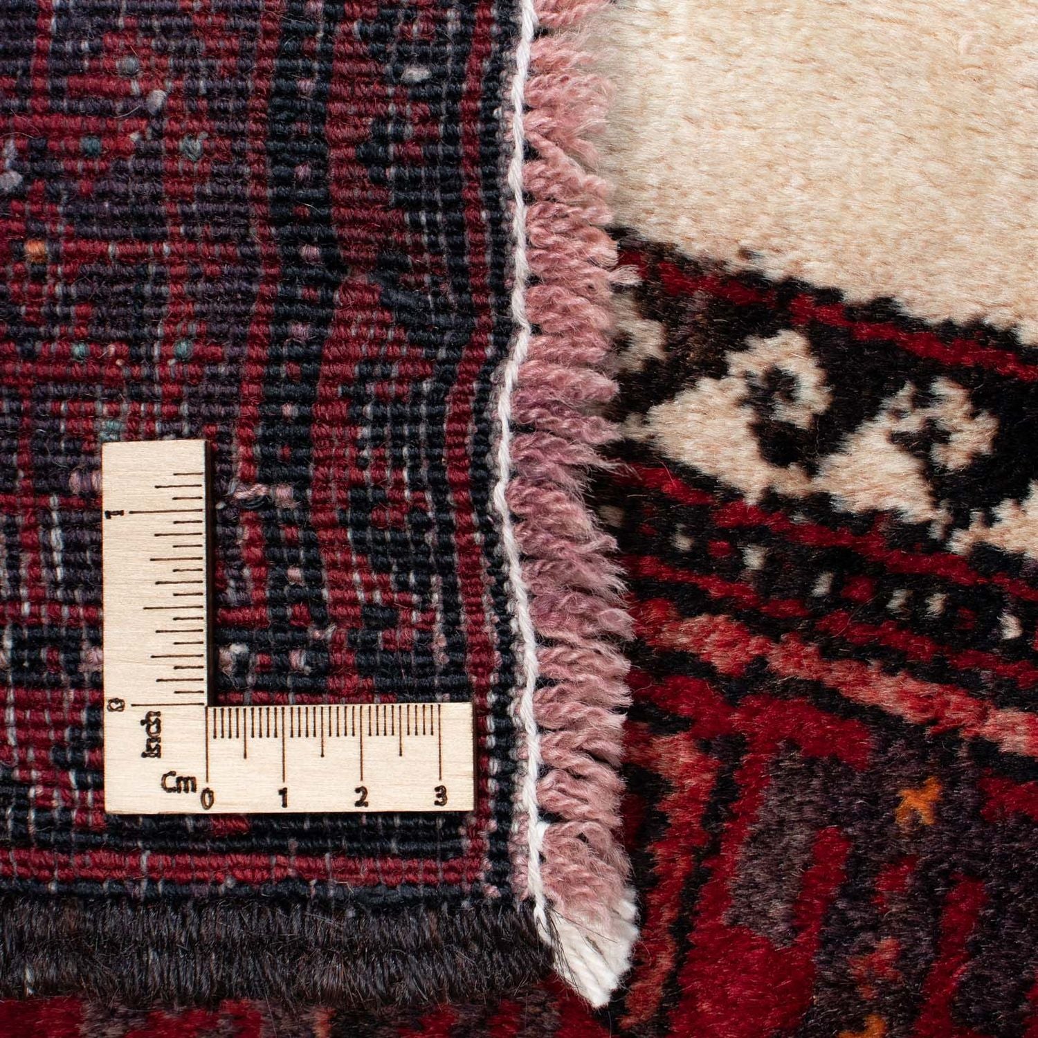 Alfombra Belutsch - 155 x 92 cm - rojo oscuro