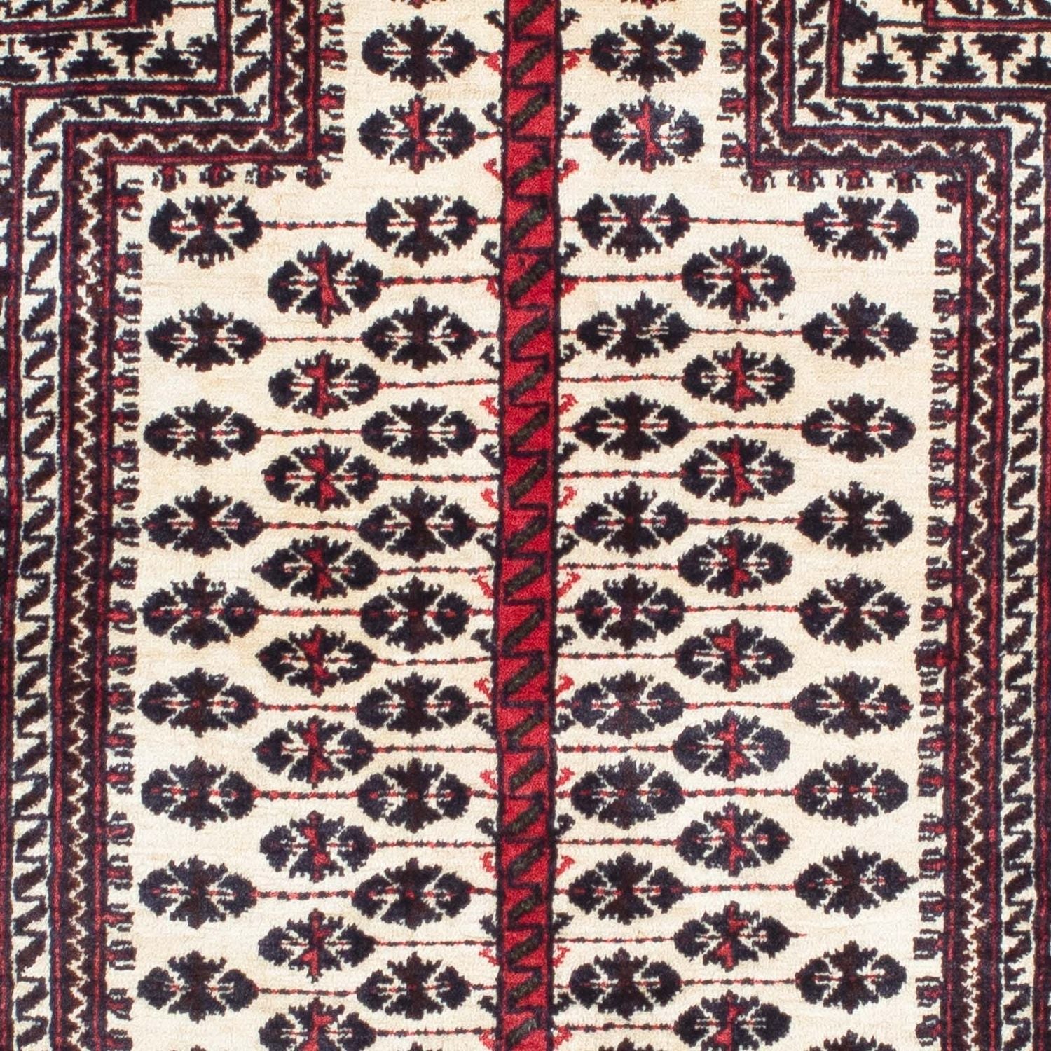 Alfombra Belutsch - 121 x 99 cm - beige