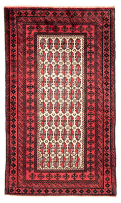 Alfombra Belutsch - 207 x 116 cm - rojo