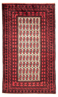 Alfombra Belutsch - 207 x 116 cm - rojo