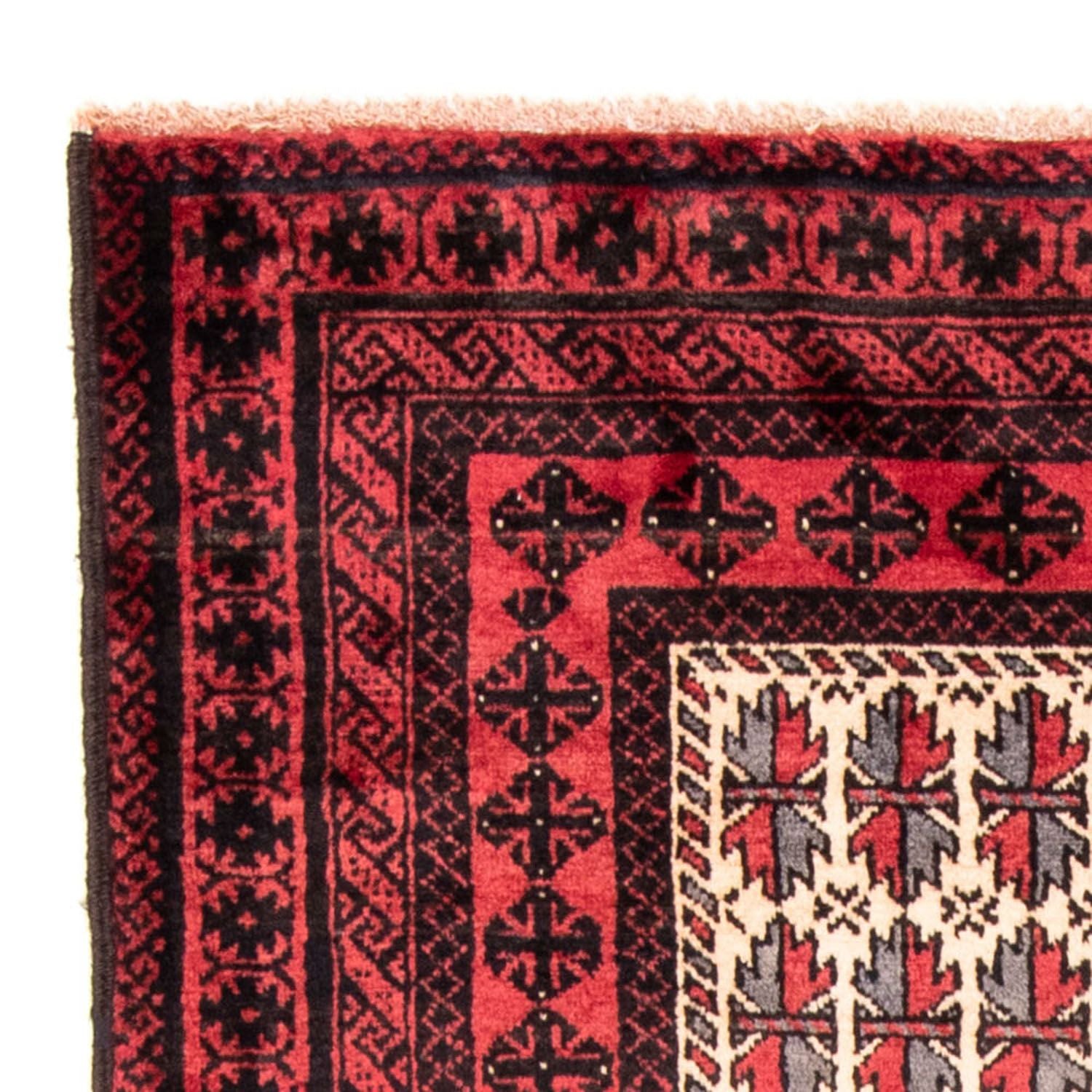 Alfombra Belutsch - 207 x 116 cm - rojo