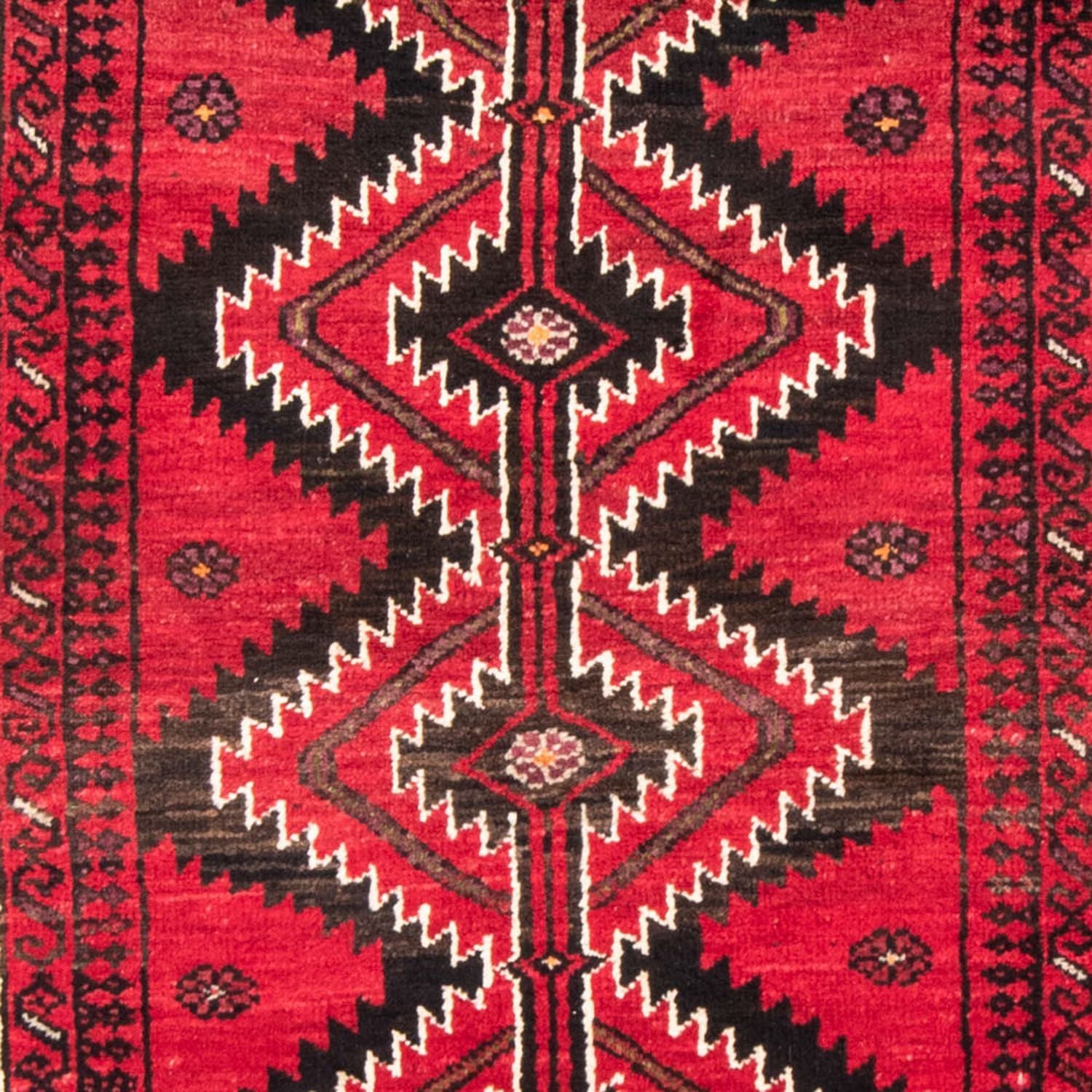 Alfombra Belutsch - 203 x 123 cm - rojo