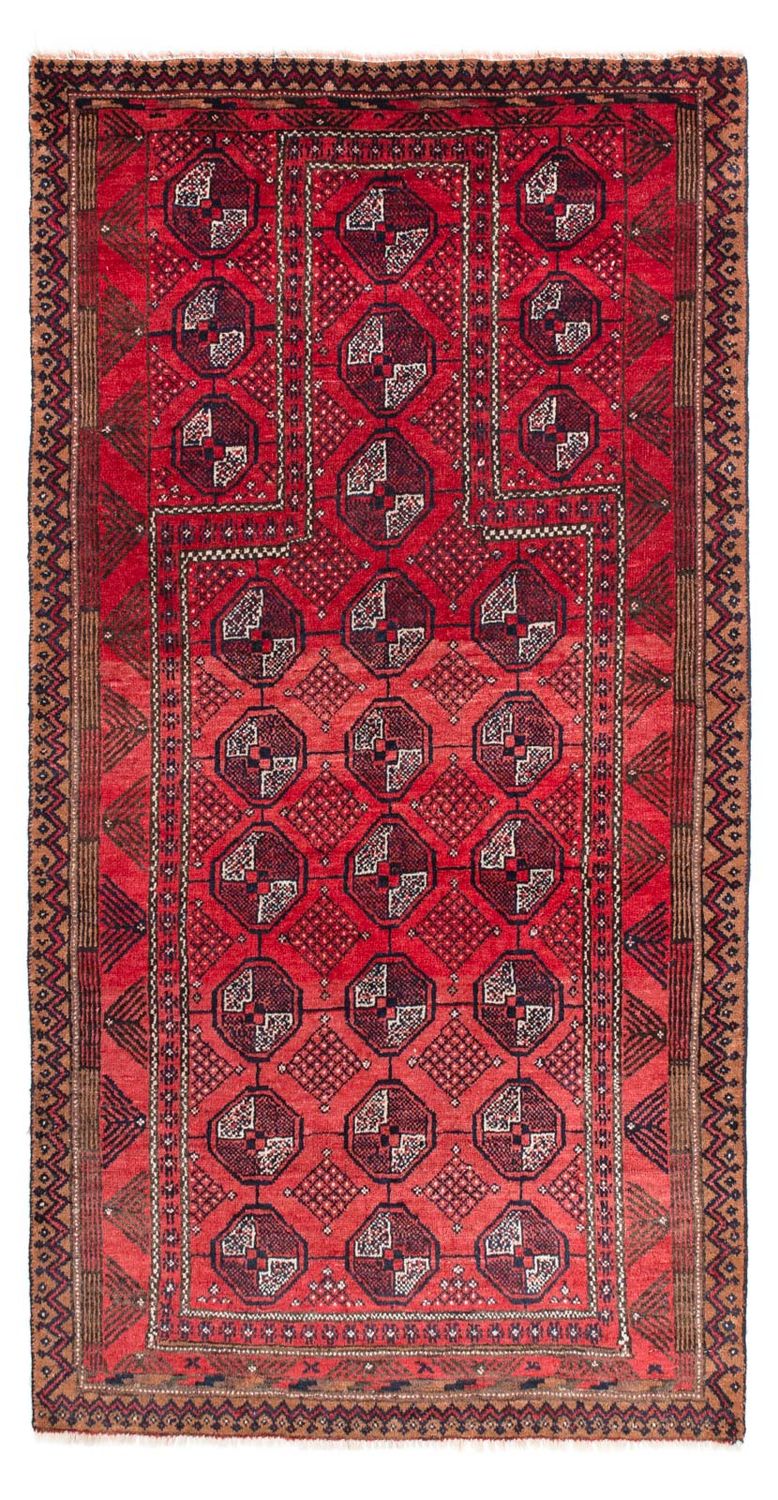 Alfombra Belutsch - 163 x 91 cm - rojo