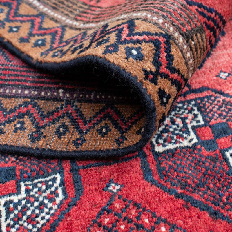 Alfombra Belutsch - 163 x 91 cm - rojo