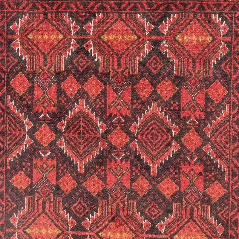 Alfombra de pasillo Alfombra Belutsch - 190 x 104 cm - rojo
