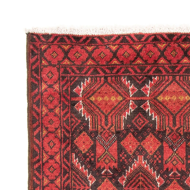 Alfombra de pasillo Alfombra Belutsch - 190 x 104 cm - rojo