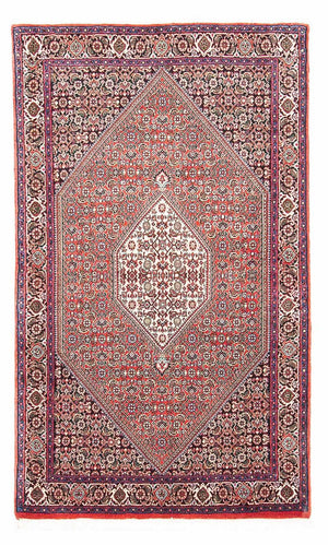 Alfombra persa - Bidjar - 156 x 88 cm - salmón
