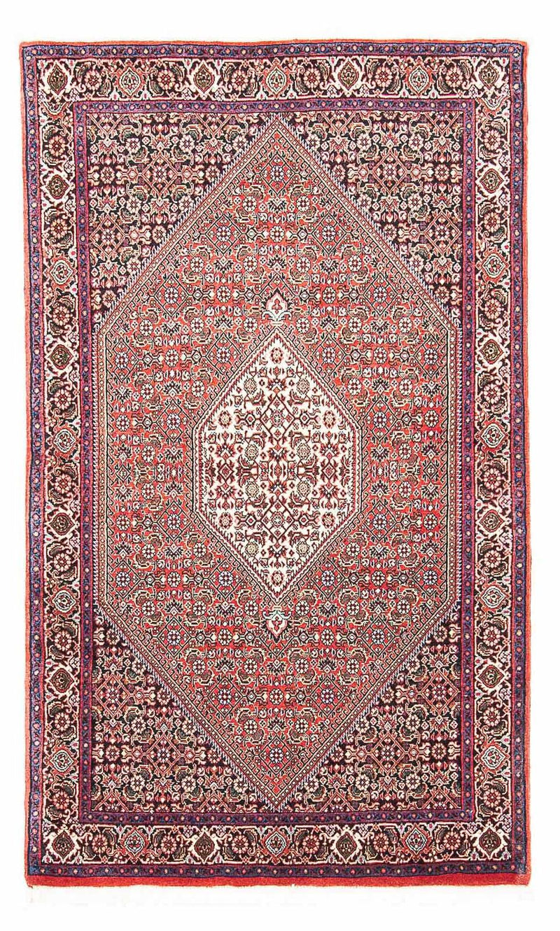 Alfombra persa - Bidjar - 156 x 88 cm - salmón