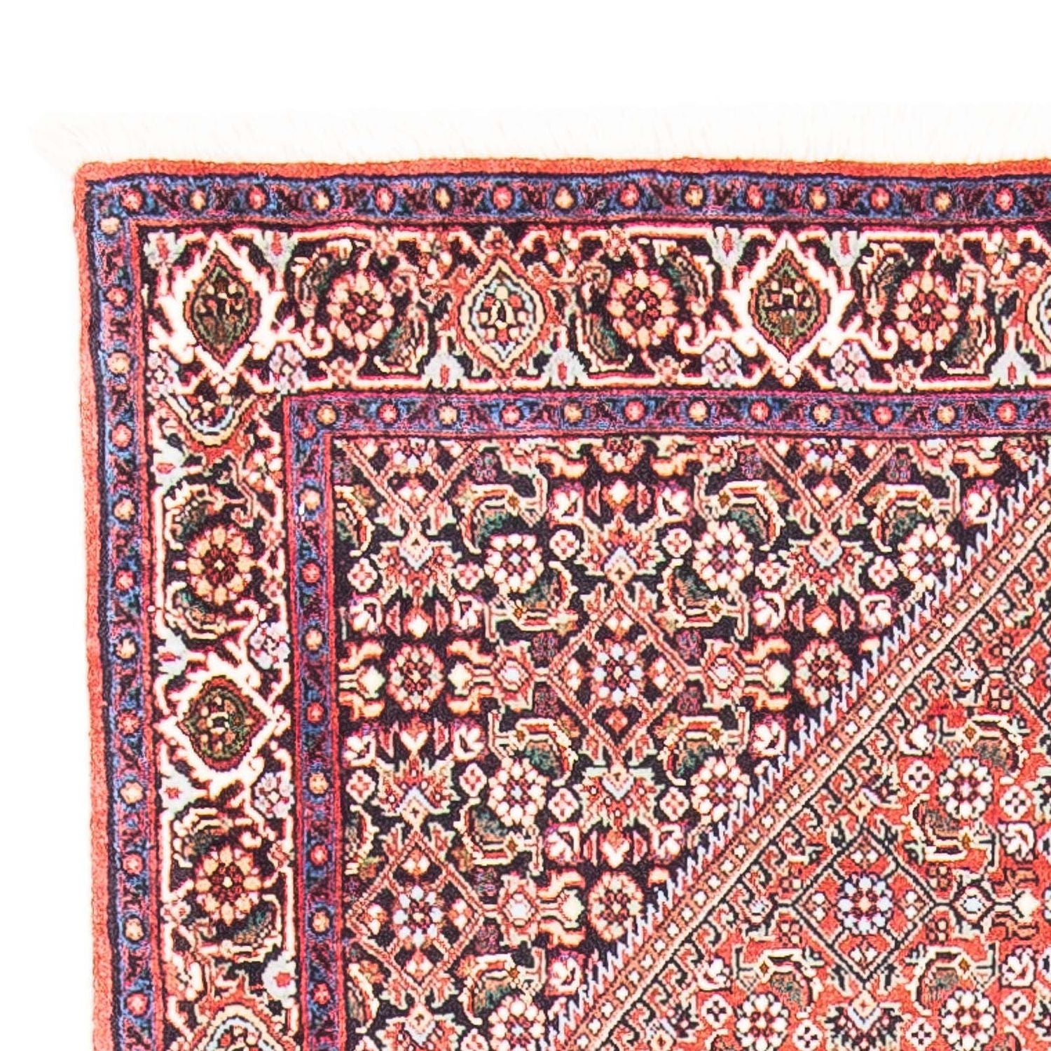 Alfombra persa - Bidjar - 156 x 88 cm - salmón