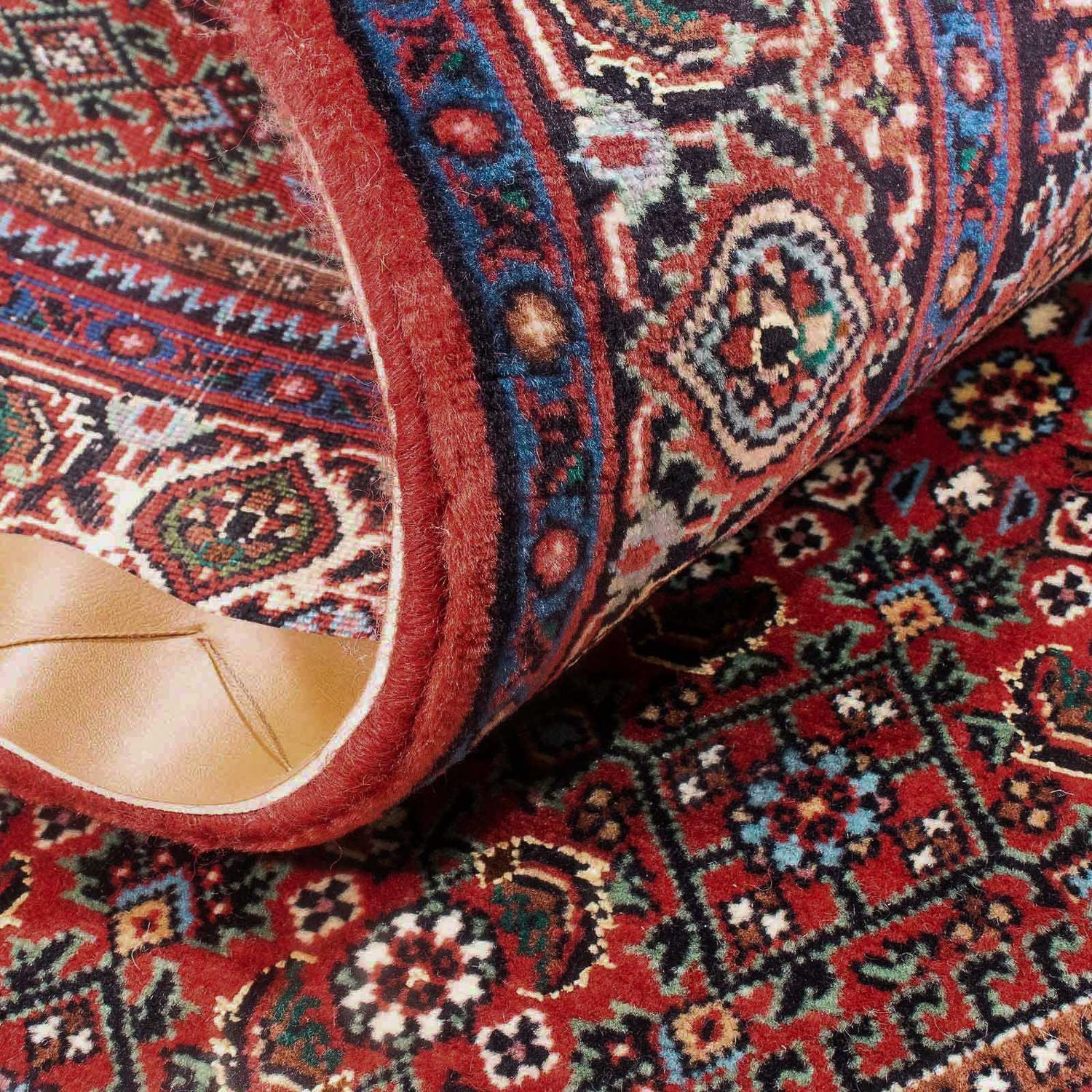 Alfombra persa - Bidjar - 156 x 88 cm - salmón