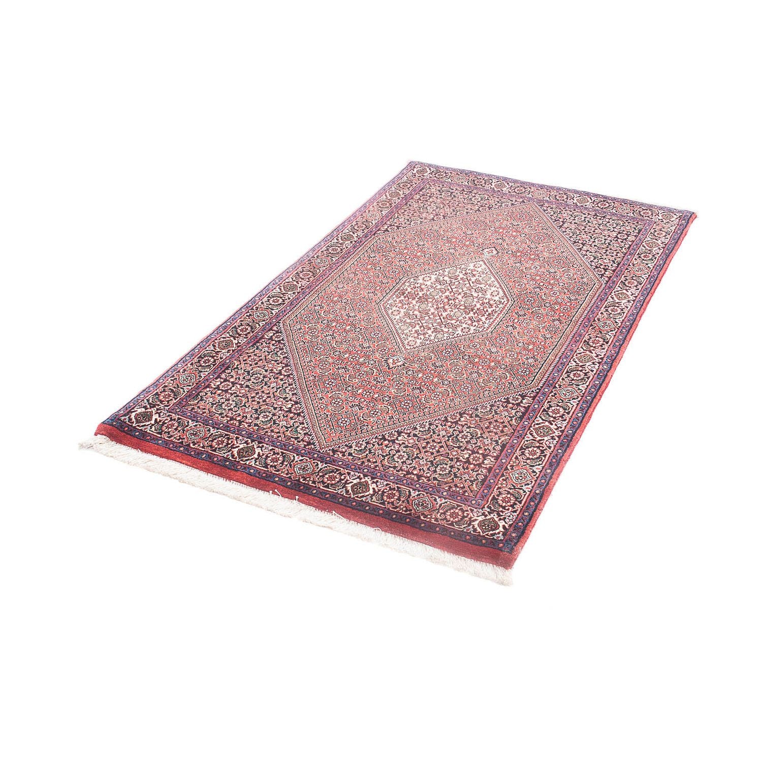 Alfombra persa - Bidjar - 156 x 88 cm - salmón