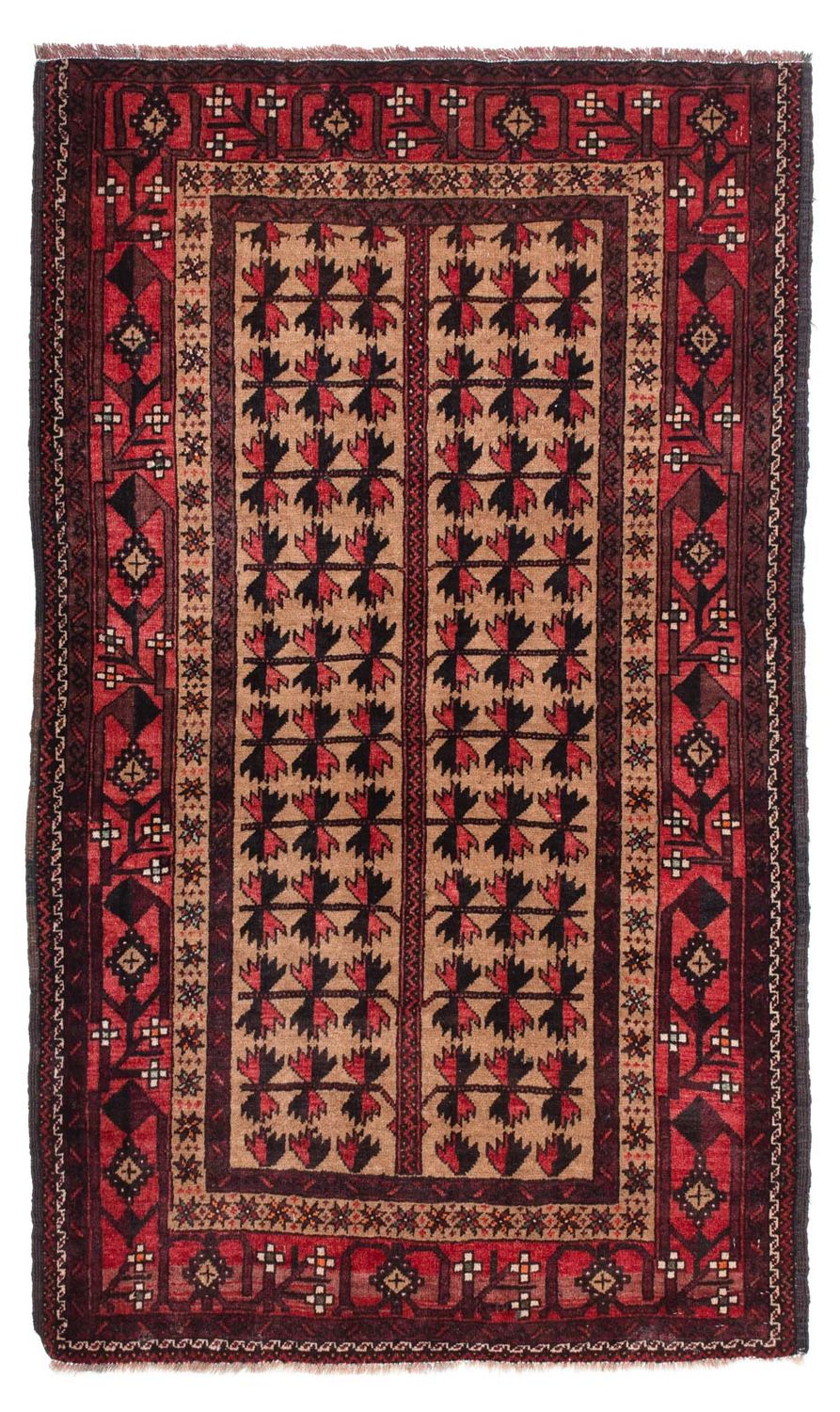Alfombra Belutsch - 156 x 98 cm - marrón