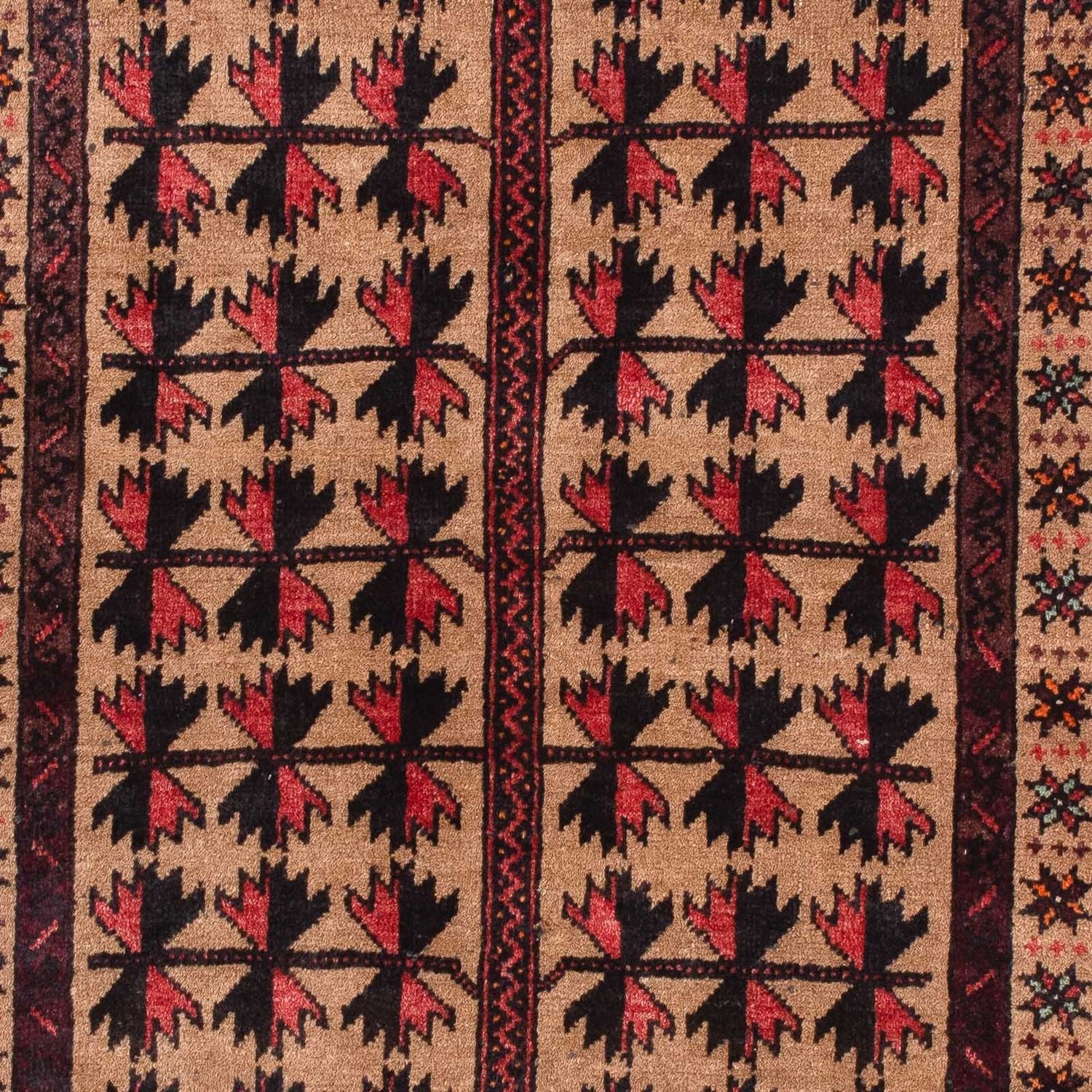 Alfombra Belutsch - 156 x 98 cm - marrón