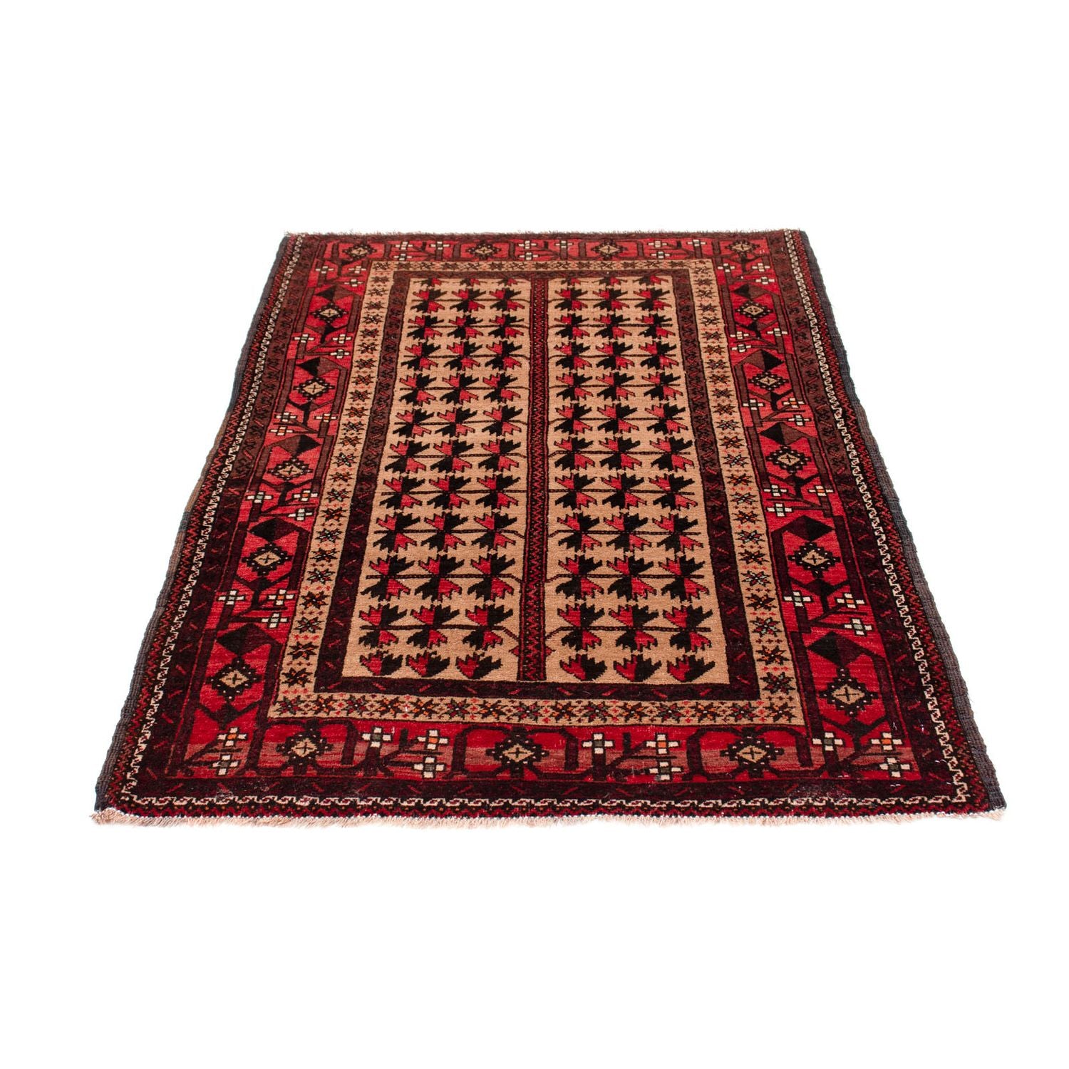 Alfombra Belutsch - 156 x 98 cm - marrón