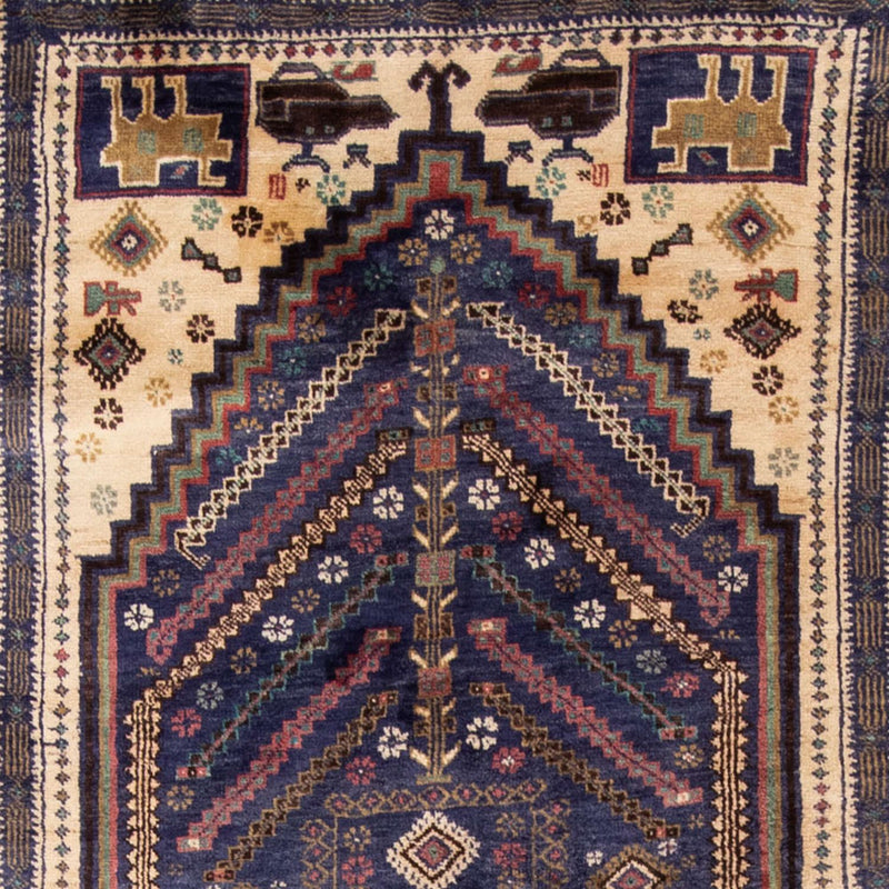 Alfombra de pasillo Alfombra Belutsch - 211 x 112 cm - azul oscuro