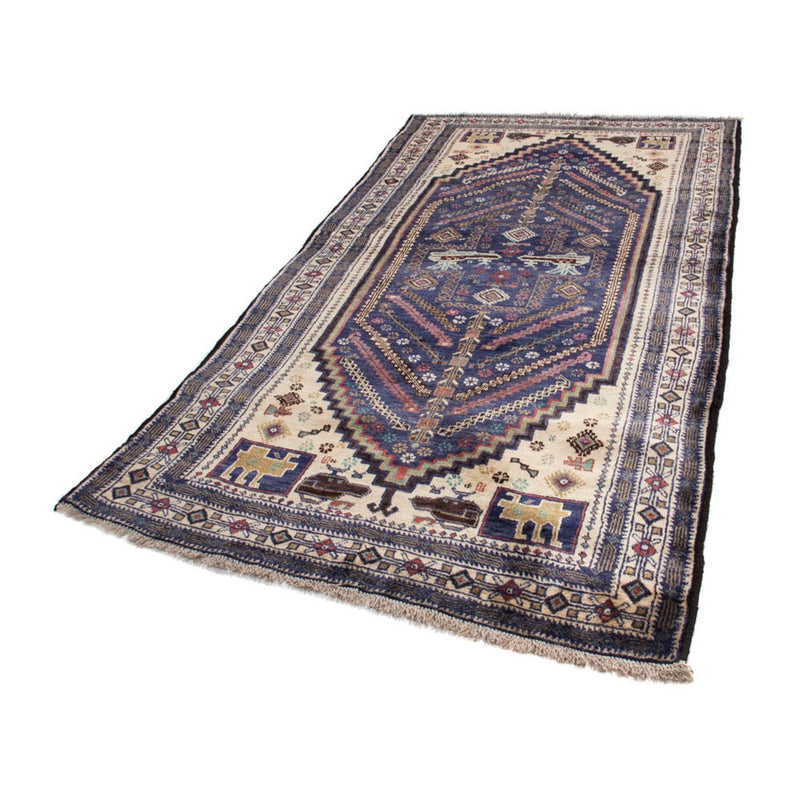 Alfombra de pasillo Alfombra Belutsch - 211 x 112 cm - azul oscuro