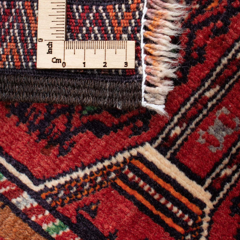 Alfombra Belutsch - 134 x 94 cm - rojo oscuro