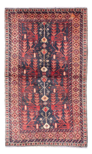 Alfombra Belutsch - 150 x 85 cm - azul oscuro