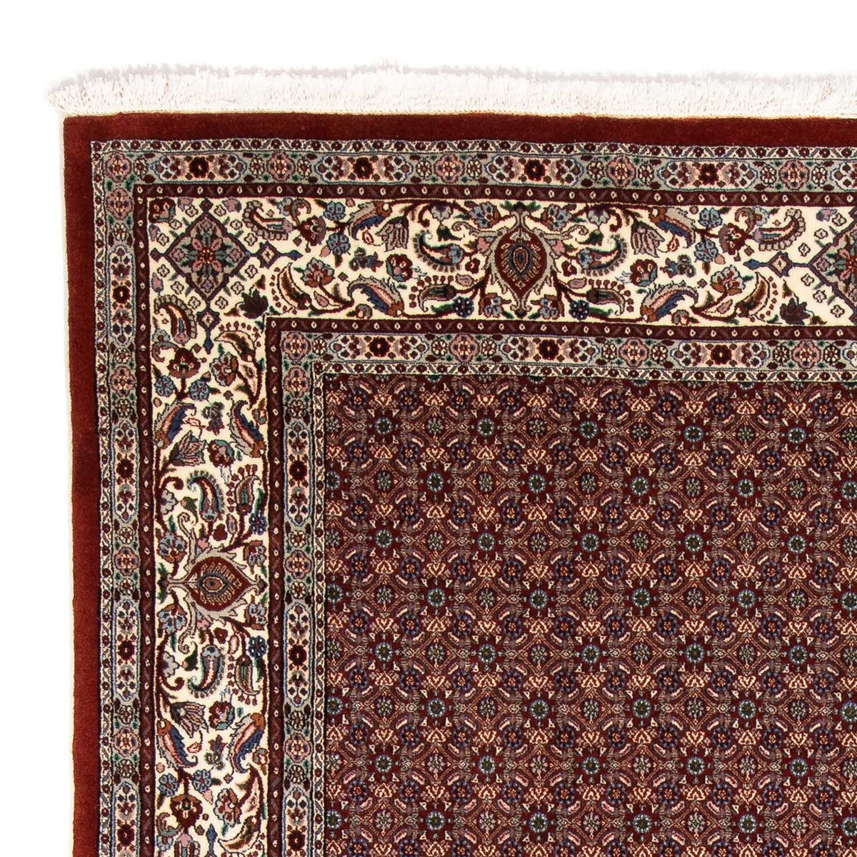 Alfombra persa - Clásica cuadrado  - 197 x 196 cm - rojo oscuro