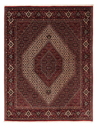 Alfombra persa - Bidjar - 248 x 202 cm - rojo oscuro