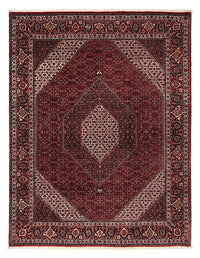 Alfombra persa - Bidjar - 258 x 202 cm - rojo oscuro