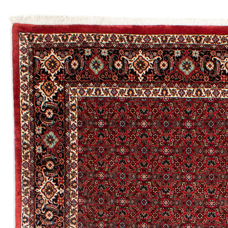 Alfombra persa - Bidjar - 295 x 203 cm - rojo oscuro