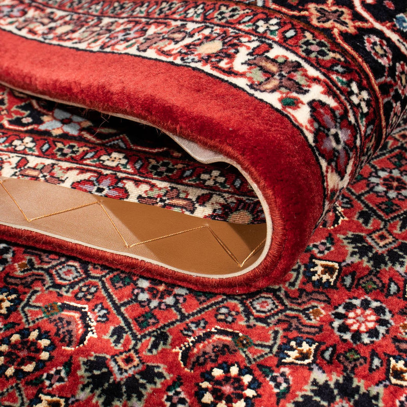Alfombra persa - Bidjar - 295 x 203 cm - rojo oscuro