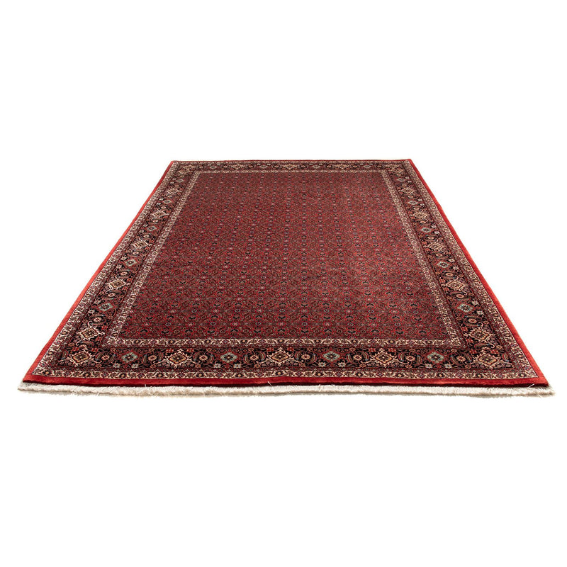 Alfombra persa - Bidjar - 295 x 203 cm - rojo oscuro