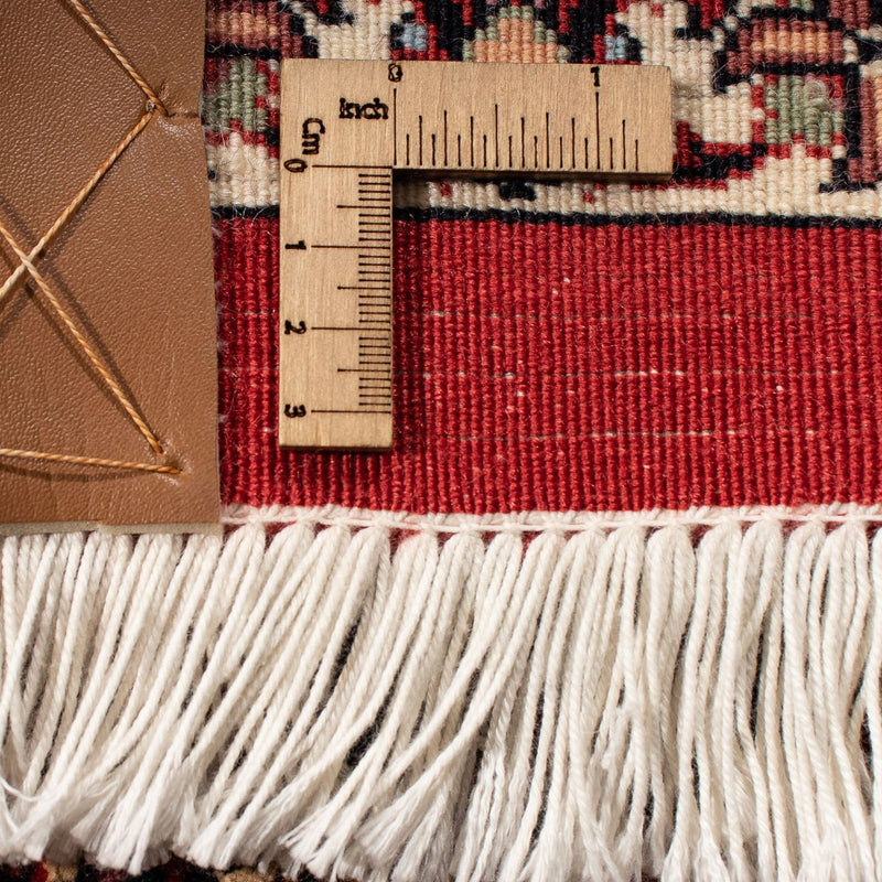 Alfombra persa - Bidjar - 295 x 203 cm - rojo oscuro