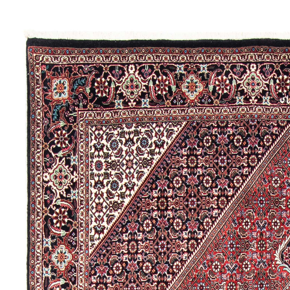 Alfombra persa - Bidjar - 237 x 168 cm - rojo claro