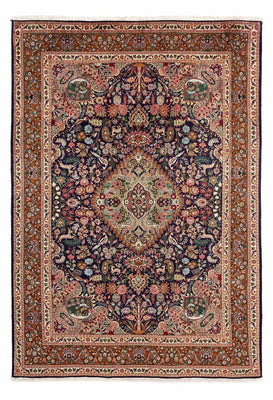 Alfombra Persa - Tabriz - Real - 300 x 202 cm - azul oscuro