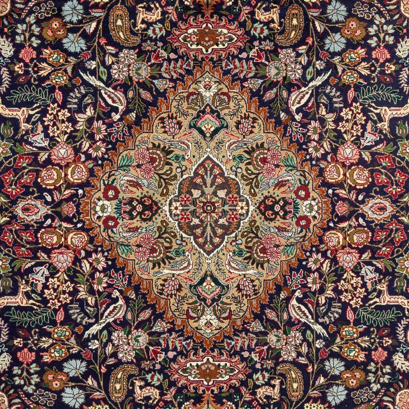 Alfombra Persa - Tabriz - Real - 300 x 202 cm - azul oscuro