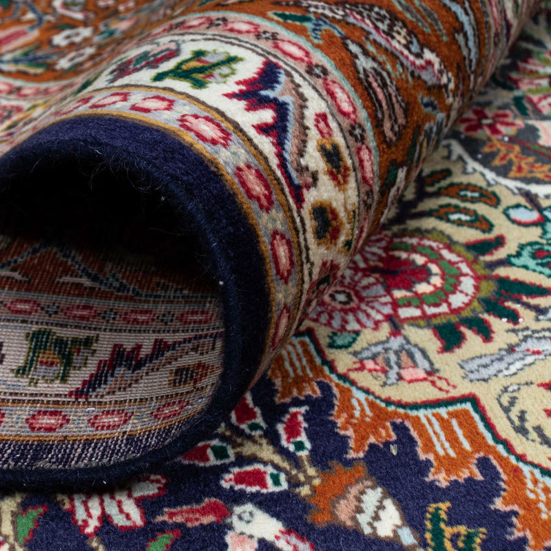 Alfombra Persa - Tabriz - Real - 300 x 202 cm - azul oscuro