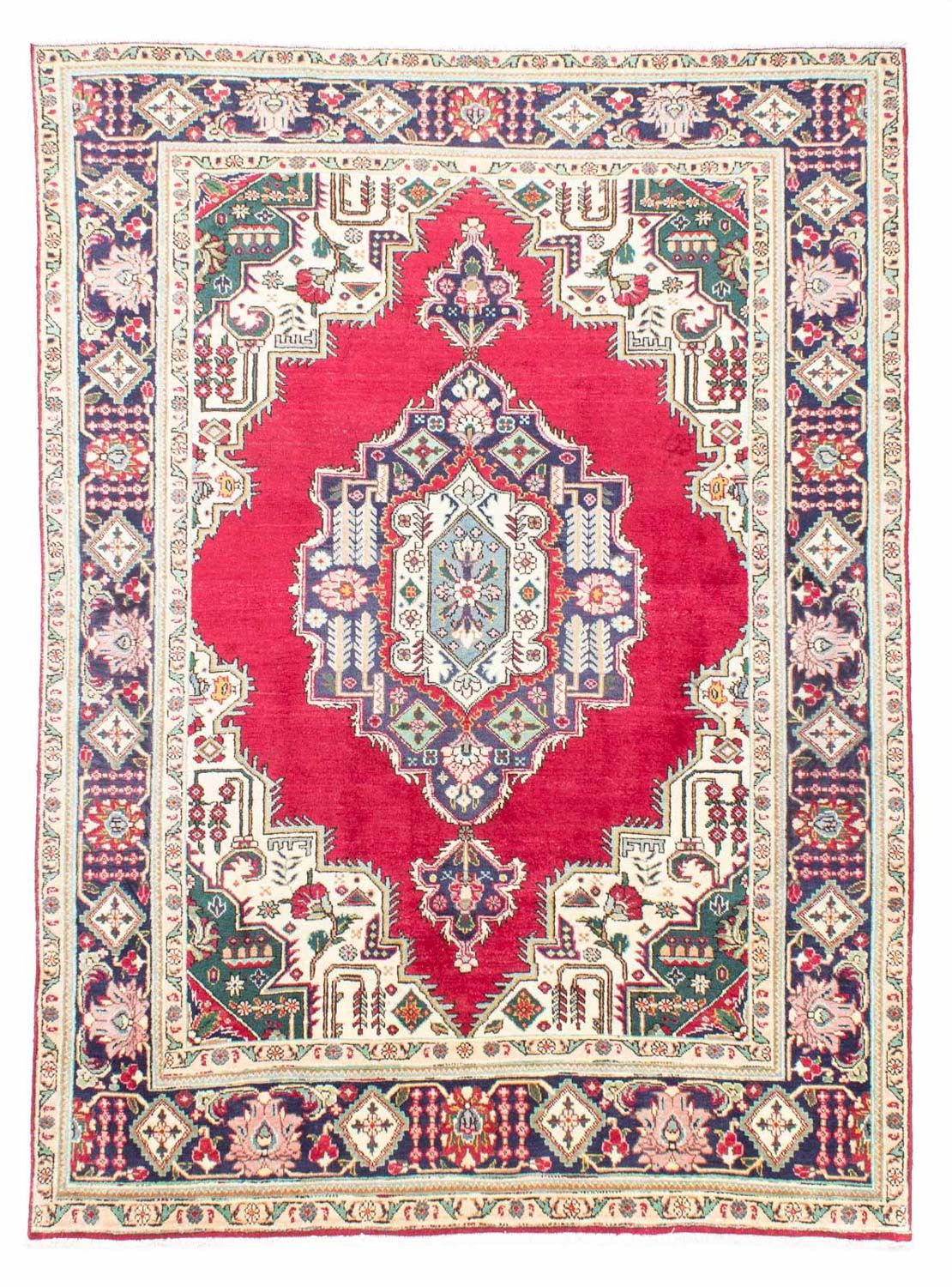 Alfombra persa - Tabriz - 315 x 203 cm - rojo