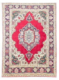 Alfombra persa - Tabriz - 315 x 203 cm - rojo
