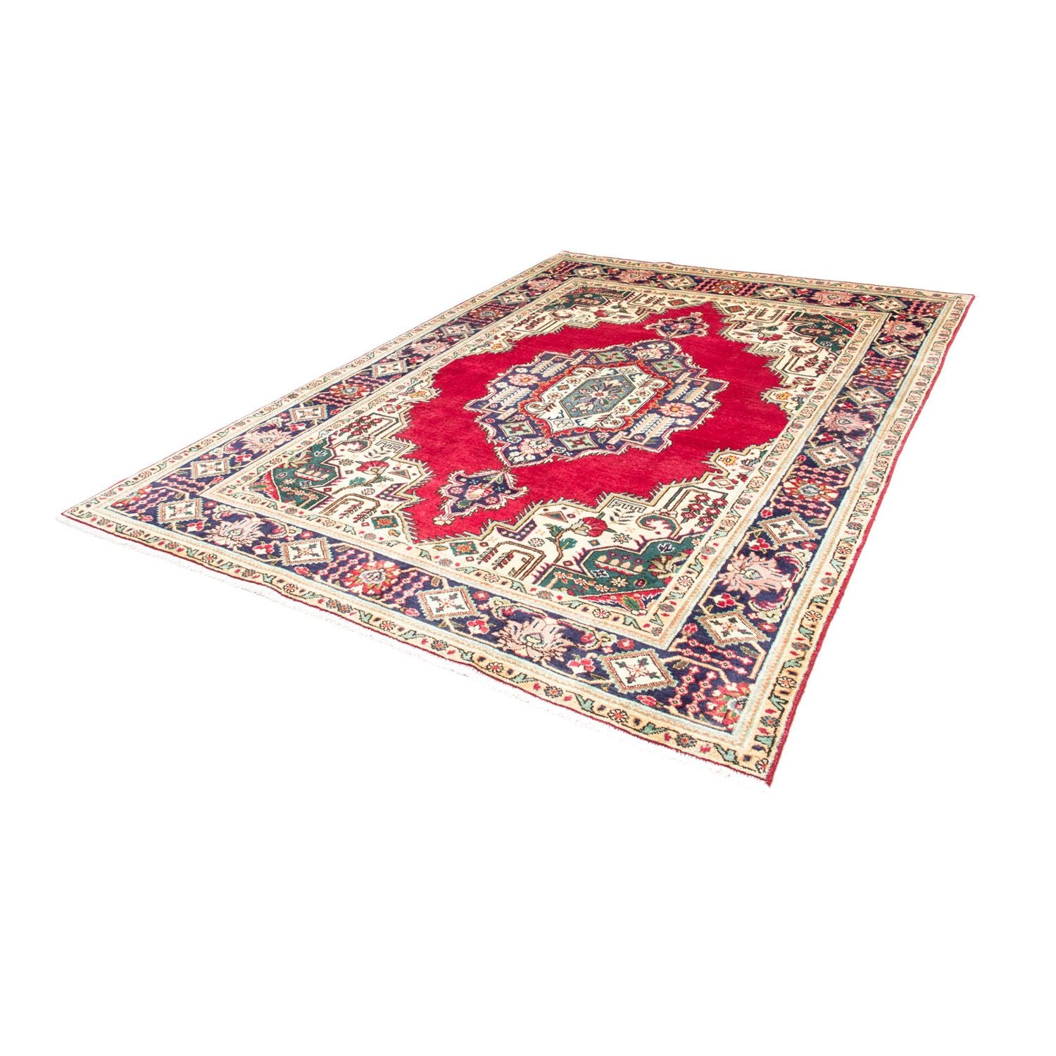 Alfombra persa - Tabriz - 315 x 203 cm - rojo